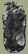 detail of a board game from nippur